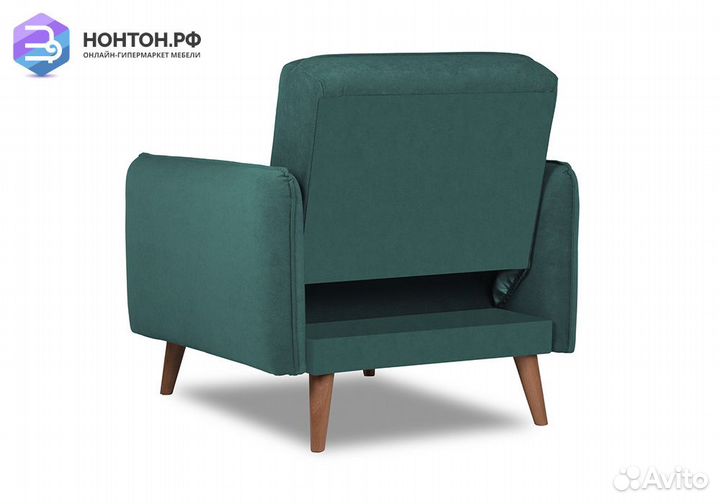 Кресло книжка Энн зелёное