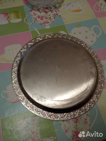 Поднос(латунь-хром) -1968г. СССР