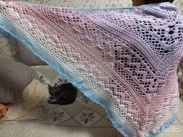 Шаль акриловая