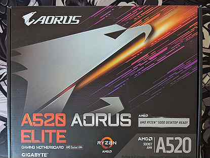 Материнская плата Gigabyte A520 Aorus Elite (нов.)