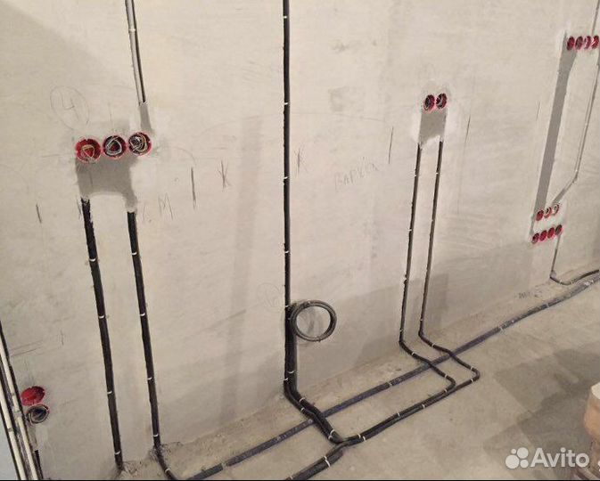 Электрик. Замена проводки. Установка розеток, выкл