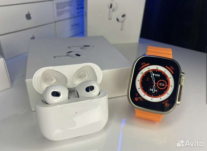 Airpods + AppleWatch ultra в подарок