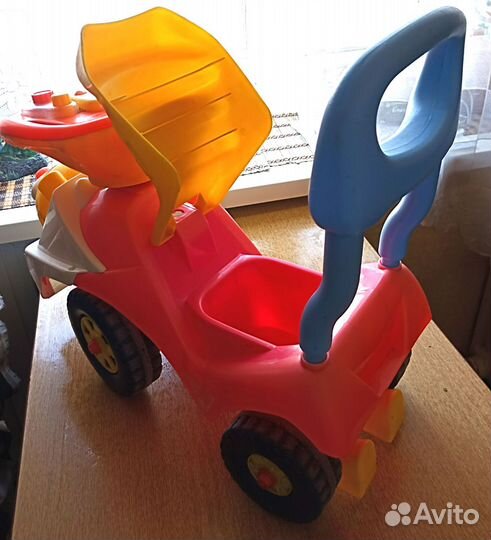 Каталка и велосипед для, 2х лет, бу