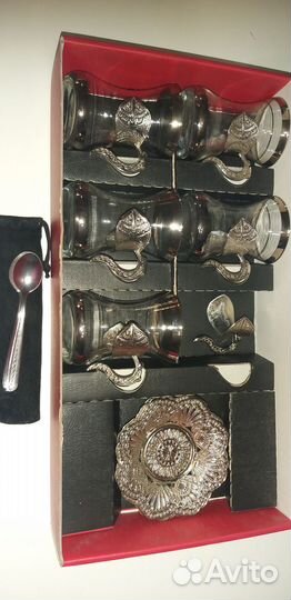 Турецкий чайный набор стаканы (армуду)