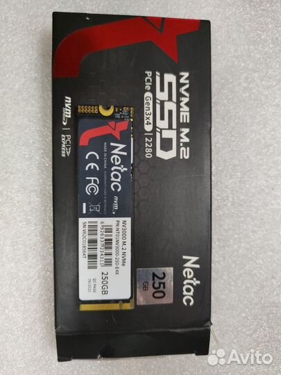 Ssd netac 250gb