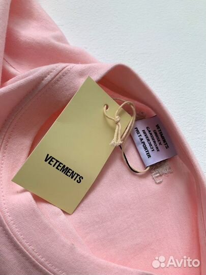 Футболка My Name Is Vetements Pink