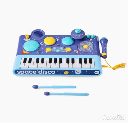 Игрушка-пианино space disco Happy Baby