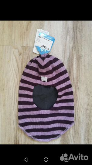 Шапка-шлем детская Lassie новая размер s (46-48)