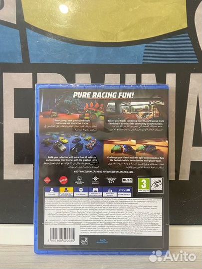 Диск Hot Wheels Unleashed PS4