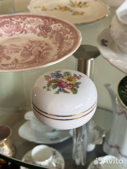 Шкатулка фарфор винтаж