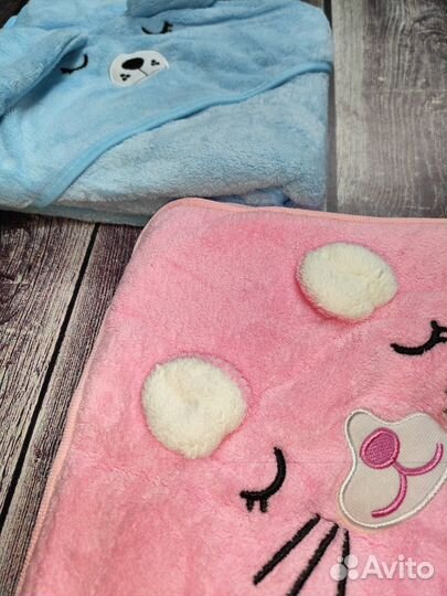 Детское полотенце с капюшоном