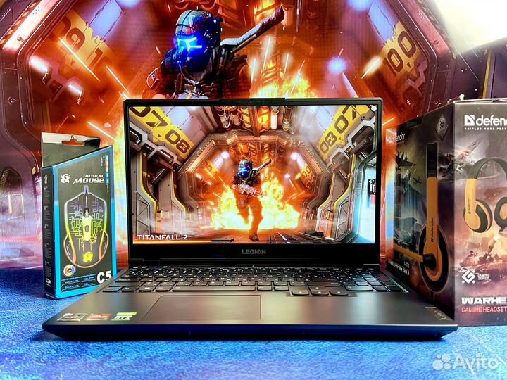 Ноутбук Lenovo Legion / RTX / AMD Ryzen 7