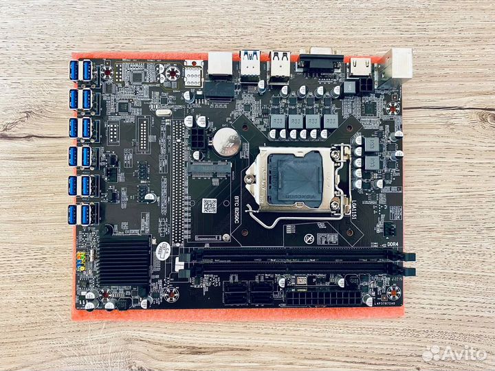 Материнская плата BTC B250C на 12 карт