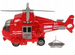 Игрушка вертолет Технопарк Пожарный 21 см