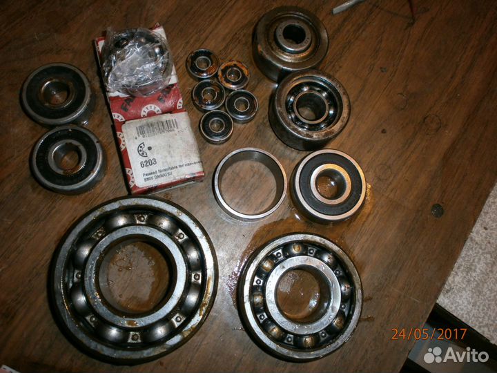 Подшипники новые (птв) все крутятся доставка обмен