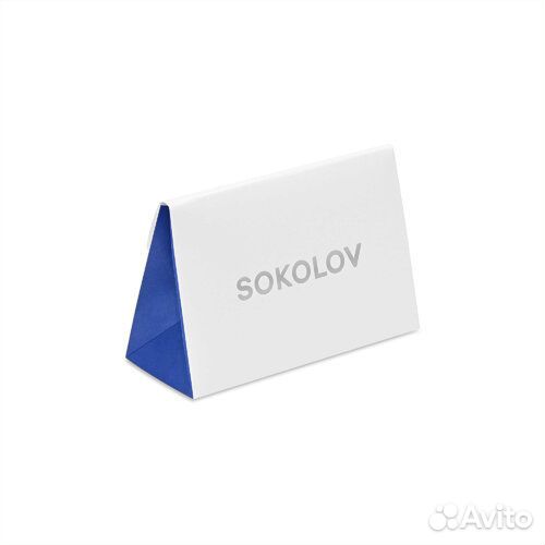 Колье sokolov из серебра, 93070015, р.35