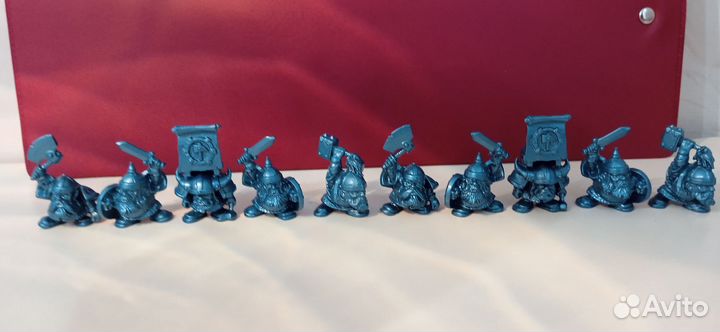 Гномы воины 28мм. Технолог. Полистирол