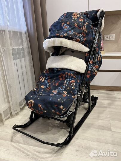 Коляска-санки