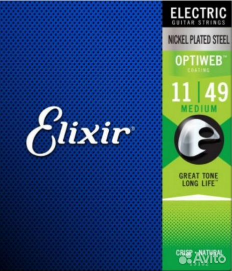 Струны для гитары Elixir 19102 OptiWeb Medium 11-4