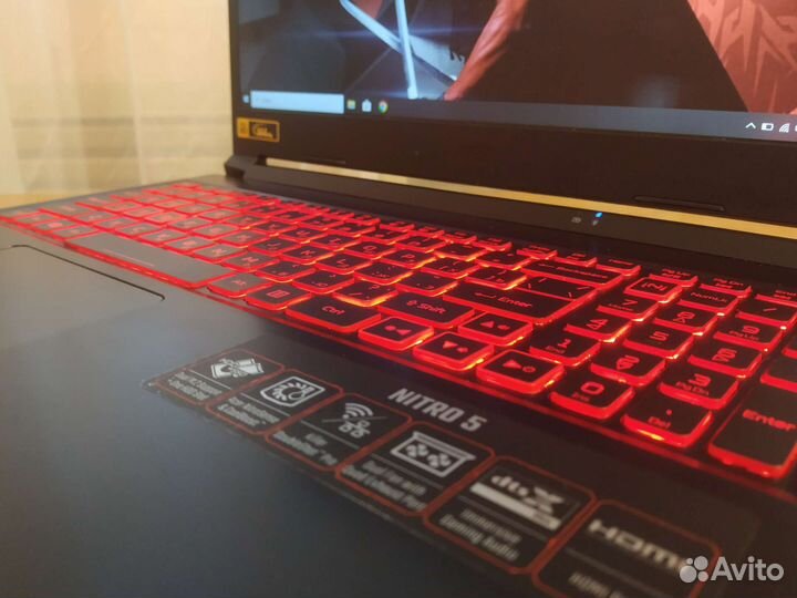 Свежий мощный игровой ноутбук Acer nitro / GTX3050