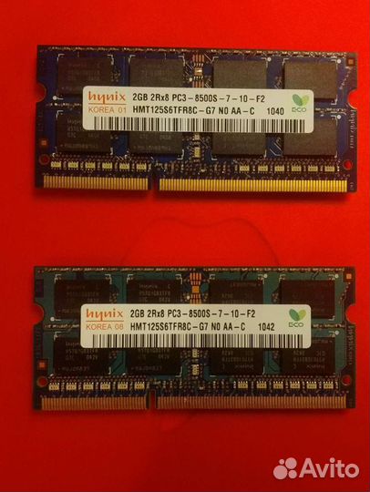 Оперативная память Hynix 4GB 1066MHz