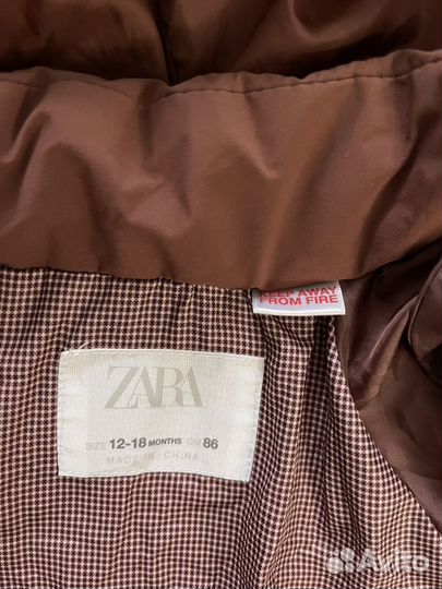 Куртка для девочки zara 86