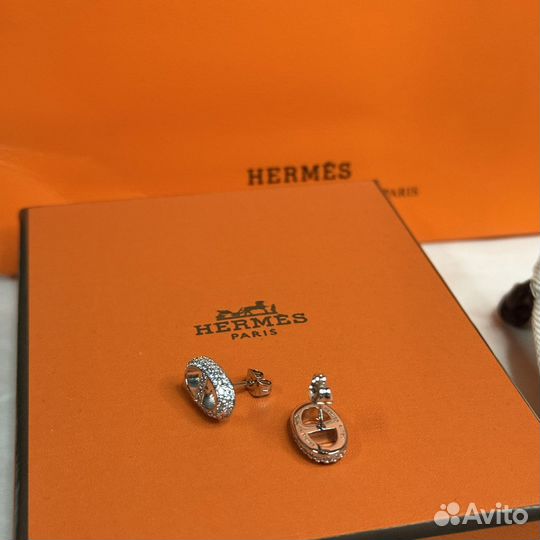 Серьги Hermes