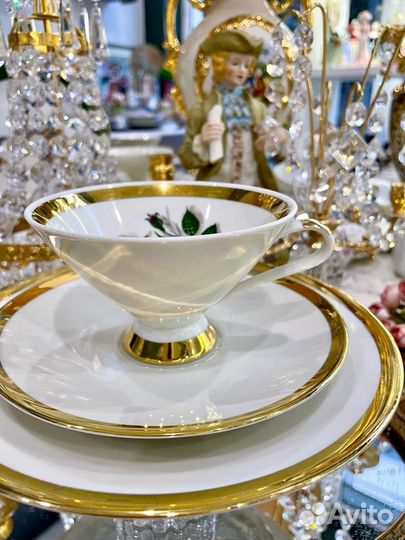 Винтажная чайная тройка. Mitterteich