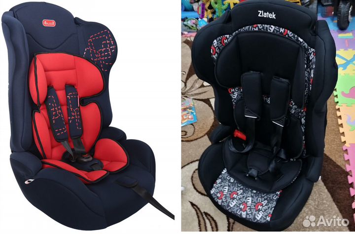 Детские автокресла 1-12 лет,новые