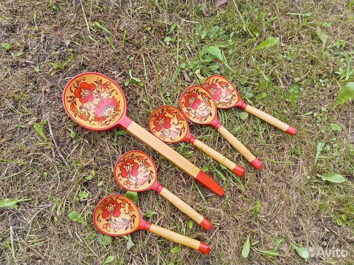 Деревянная посуда хохлома