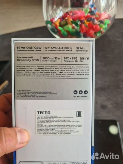 TECNO Camon 20 Pro 5G, 8/256 ГБ