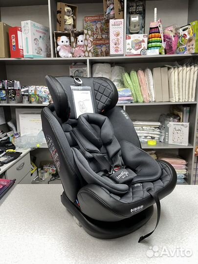 Автокресло Indigo Aero 0-36 поворот изофикс