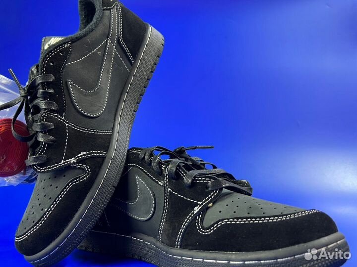 Nike Travis Scott Air Jordan 1 Low Black Phantom