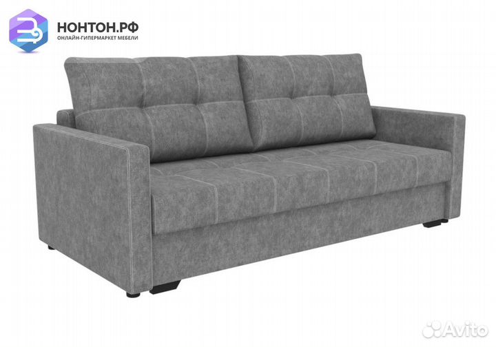 Диван тик-так Гранд темно-серый