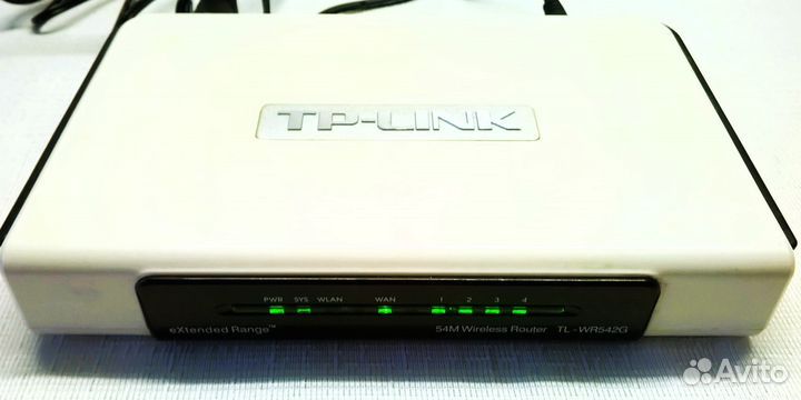 Wi-Fi роутер TP-Link, модель TL-WR542G, рабочий