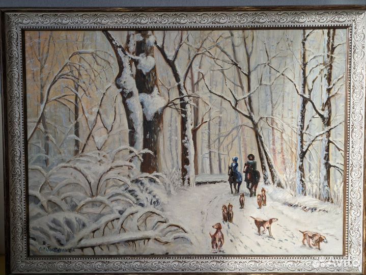 Картина маслом на холсте пейзаж