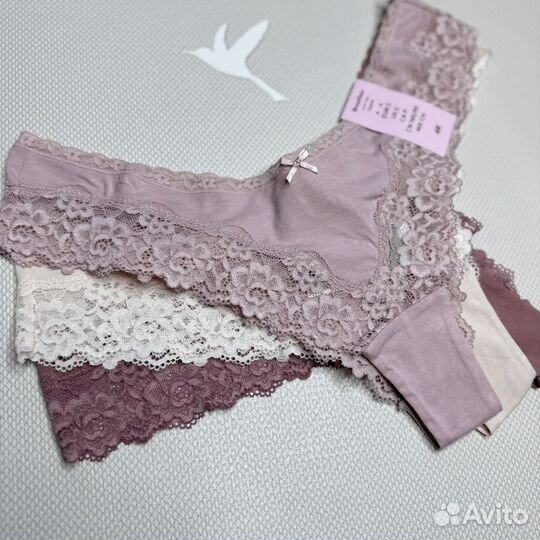 Трусы женские hm бразилианы хлопок S