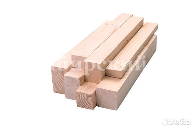 Рейка, брусок из сосны, 50х50, сорт AB