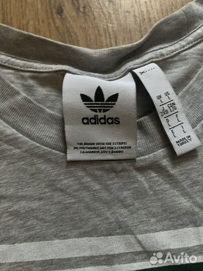 Футболка adidas серая оригинал