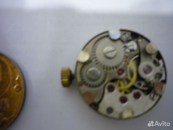 Часы женские золотые Чайка СССР механизм