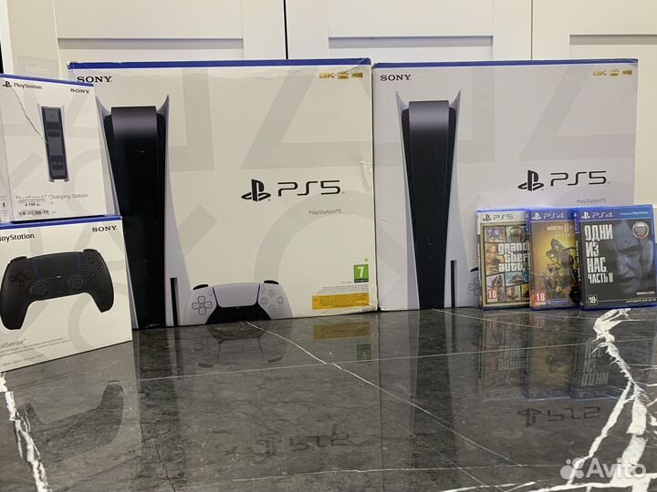 Sony PlayStation 5 с дисководом(Новая Ревизия)