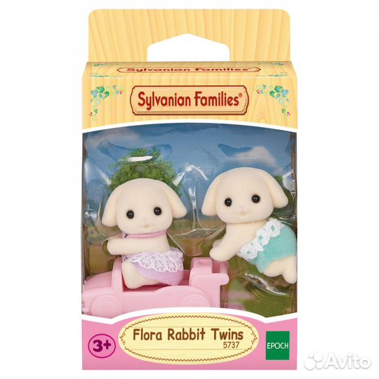 Набор Sylvanian Families Цветочные кролики близнец