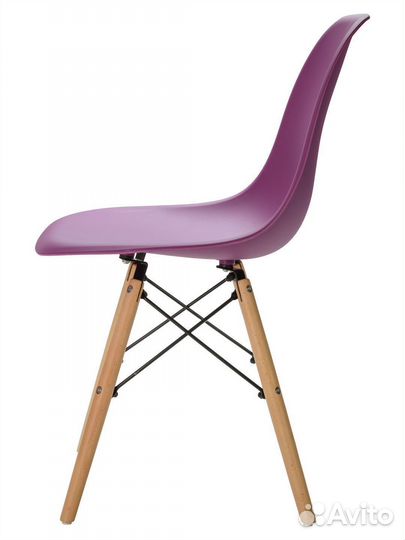 Стул в стиле eames DSW,лиловый, 1 шт