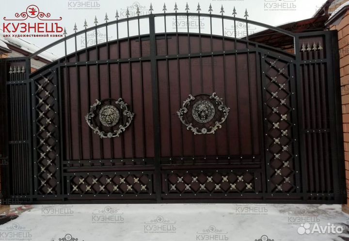 Кованые ворота