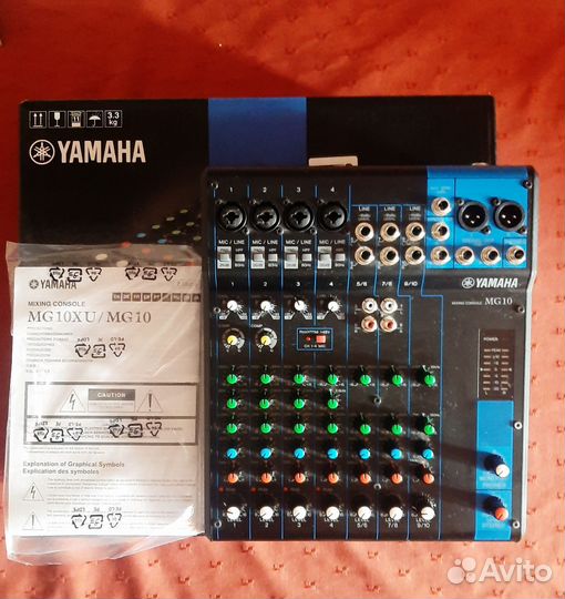 Микшерный пульт yamaha MG 10