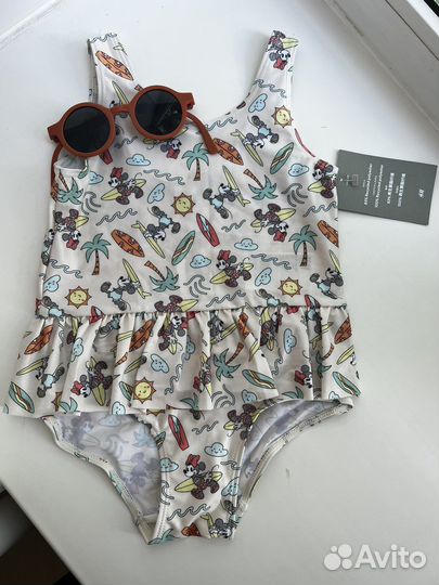 Купальник H&M для девочки 2-4 г новый