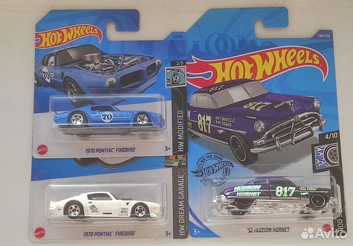 Hot Wheels подборка американцев Cadillac Pontiac