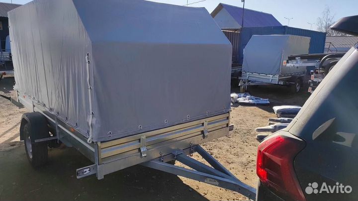 Прицеп с тентом аэро 150 см для снаряжения