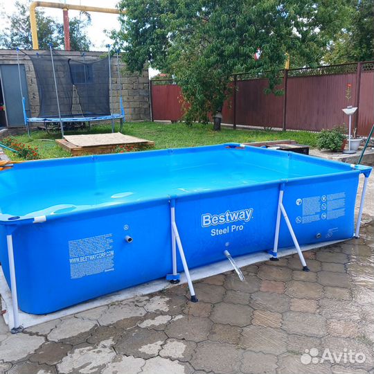 Каркасный бассейн bestway прямоугольный
