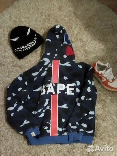 Зип худи bape